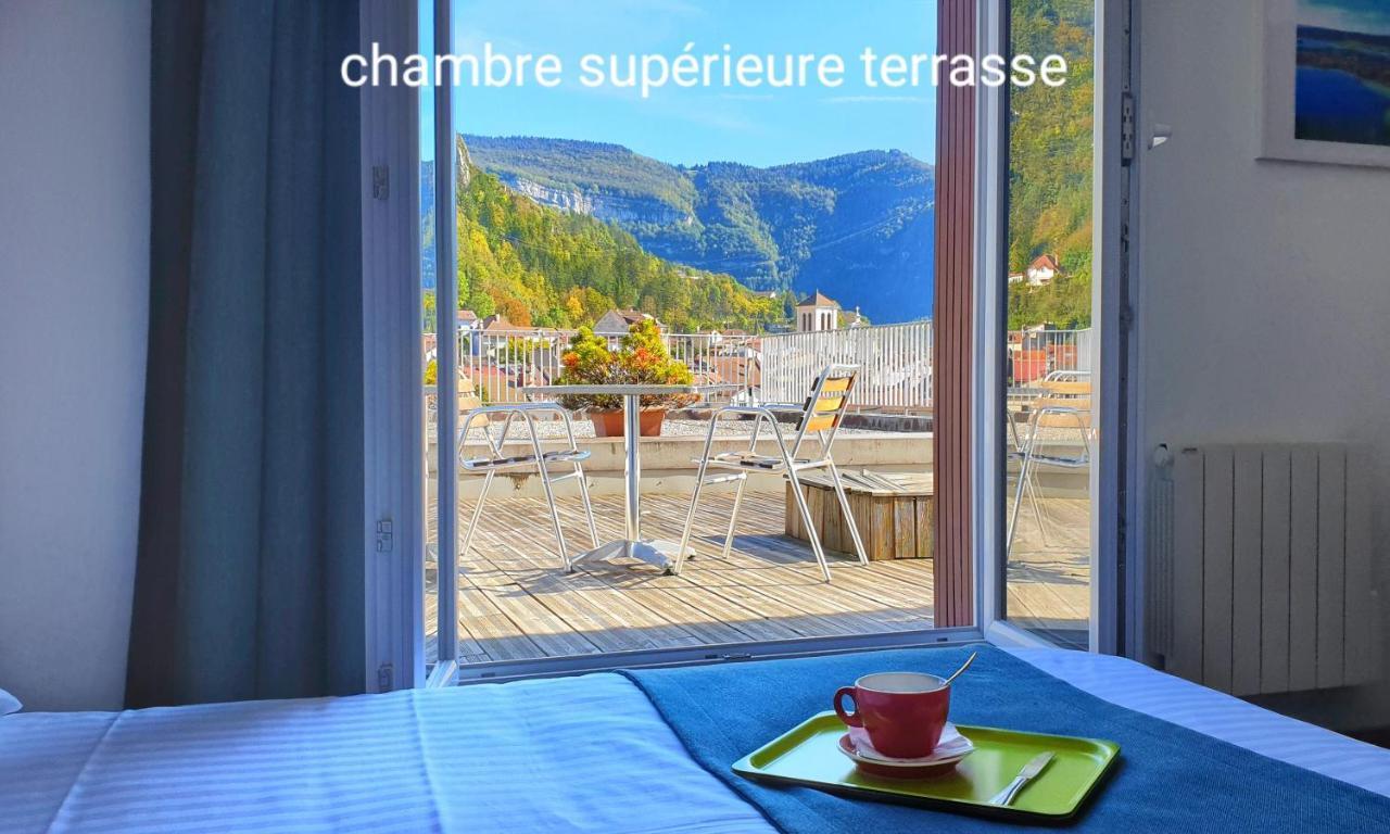 Jura Hotel Restaurant Le Panoramic Saint-Claude Buitenkant foto